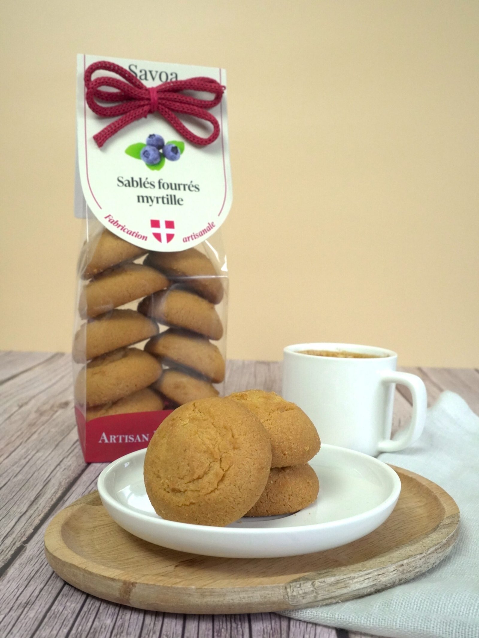 Biscuits fourrés myrtille