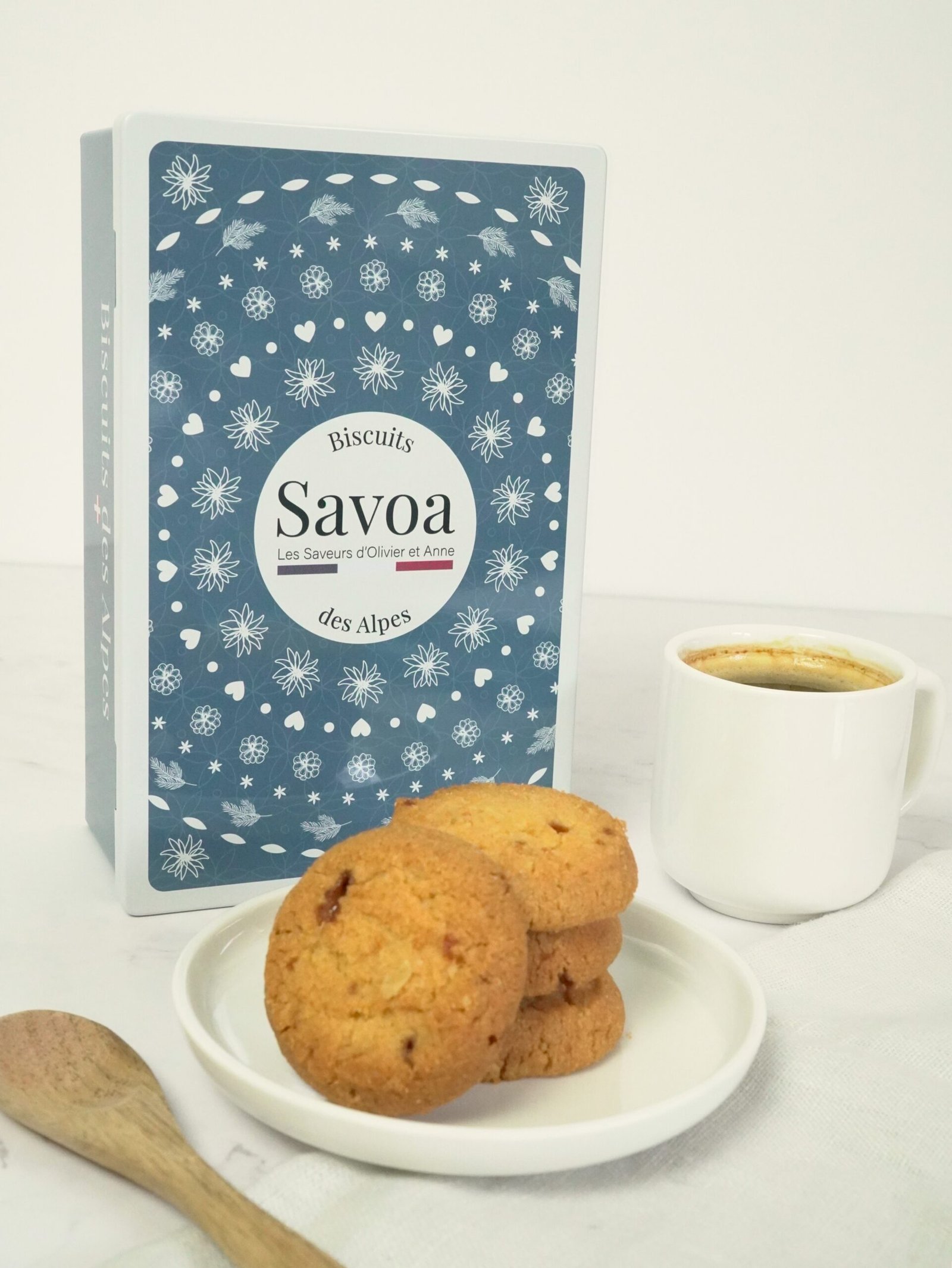 Boite metal biscuit caramel
